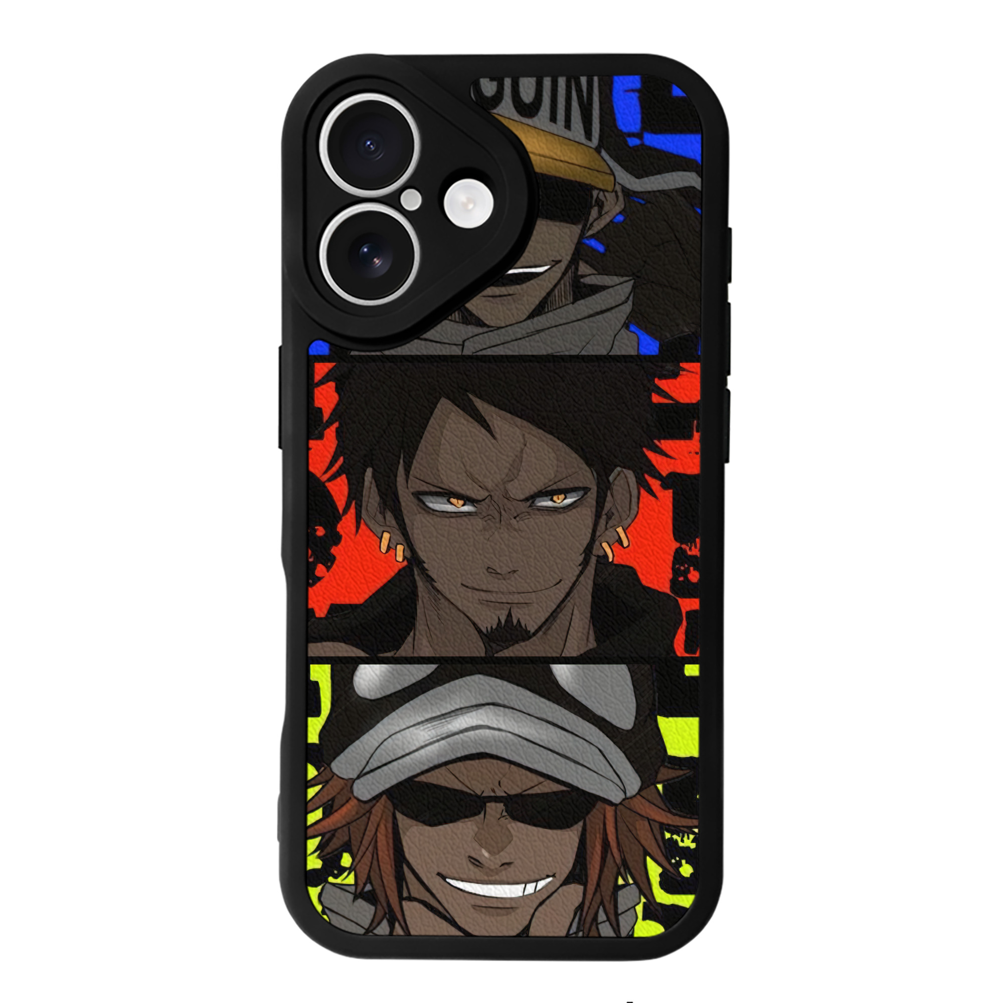 （画像用） ワンピース ONE PIECE 【iPhone 16シリーズ対応】シリコンスマホケース（レザー調） 材質：シリコン
